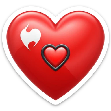 heart with K-pop fan banner sticker