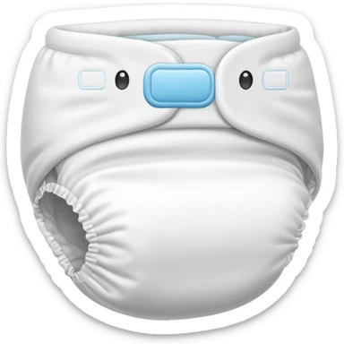 1 diaper very plain sticker
