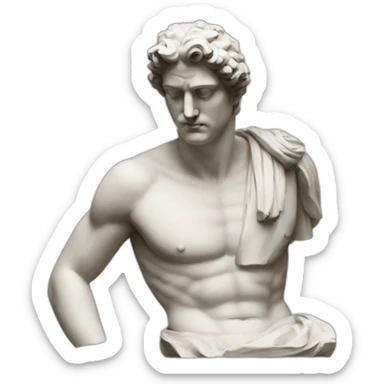 Greek statue sticker