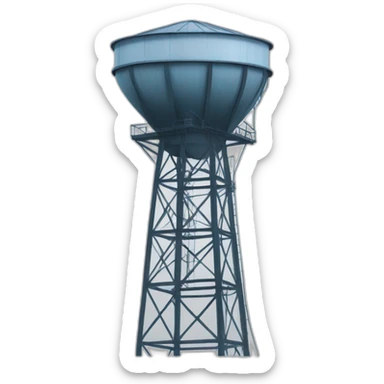 Underscores fishmonger water tower sticker