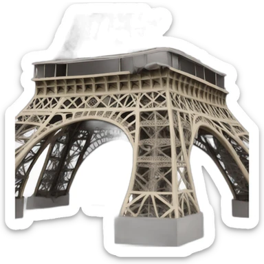 Tour eiffel personnifié sticker