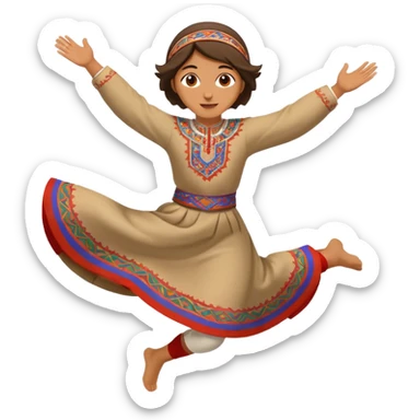 Jump armenian sticker