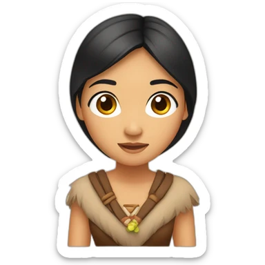 Pocahontas Asian sticker