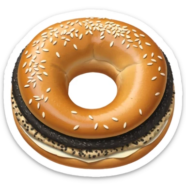 bagle different types sticker