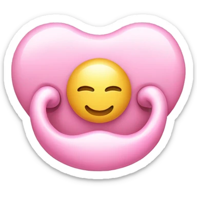 pacifier pink sticker