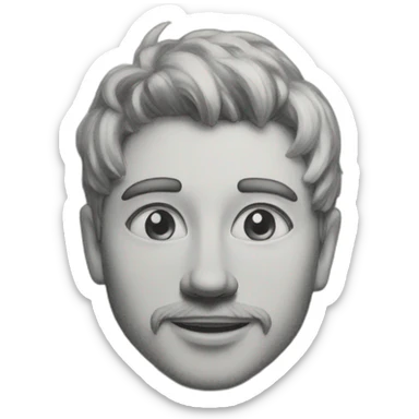 Drawing sketch in notebook page pencil sticker