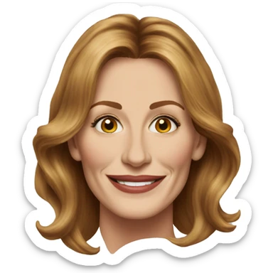 Julia roberts in real life sticker