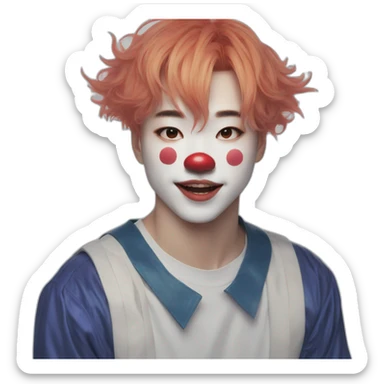 Jimin of BTS, clown sticker