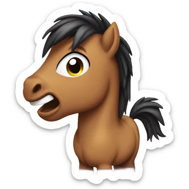 Pony losing  sticker