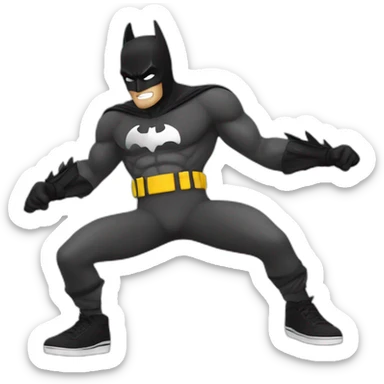 Batman qui fait du breakdance sticker