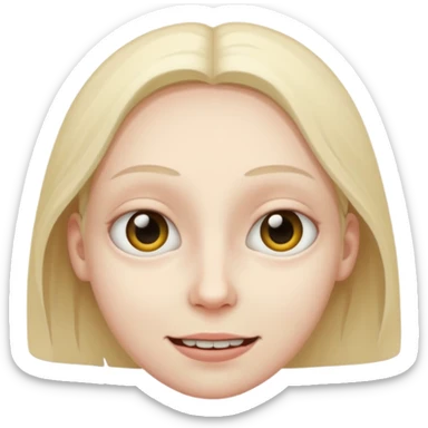 create an ugly and creepy one to make someone cringe sticker