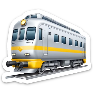 Australian passenger train (Iconic colour: Silver and yellow) sticker