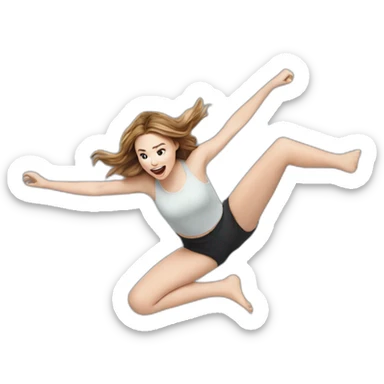 Liana liberato jumping sticker