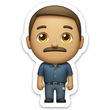 Hombre haciendo presa banca  sticker