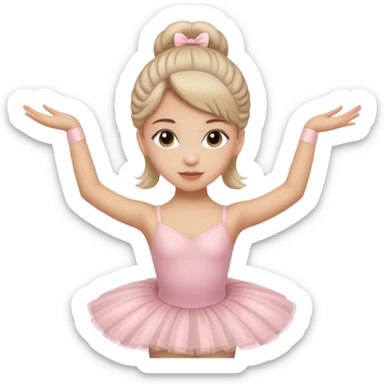 coque cabelo ballet sticker