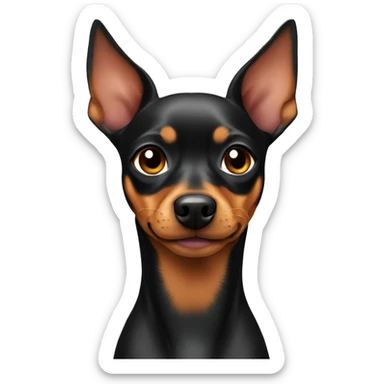 Mini pinscher sticker