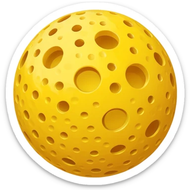 Pickleball ball sticker