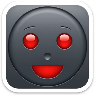 Create a font style for an FM radio station. Use dark gray and red colors. On one side, include a circle to fit the media outlet's logo. sticker