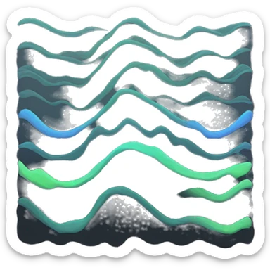 sound wave app icon sticker