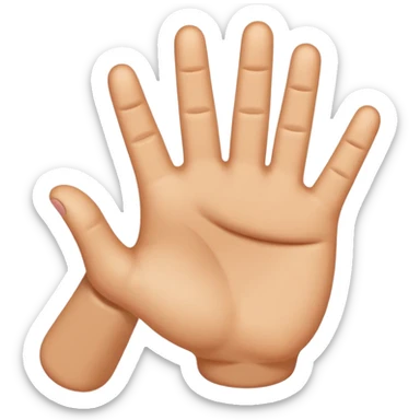 Fingering emoji sticker