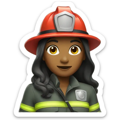 forest-firewoman sticker