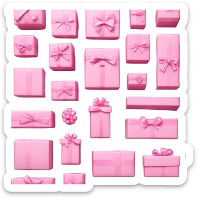 Pink presents  sticker