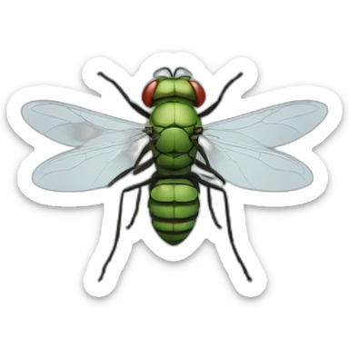 jasmin fly sticker