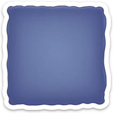 Indigo color sticker