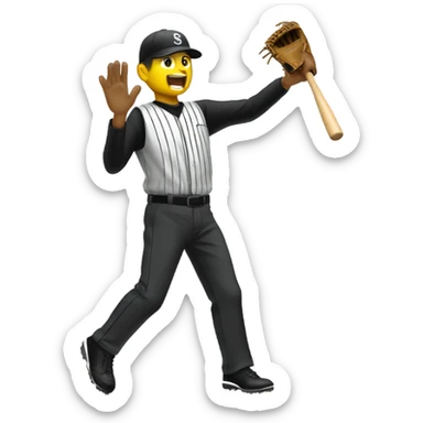 Umpire strike 1 sticker