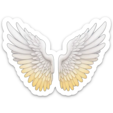 one angel wing sticker