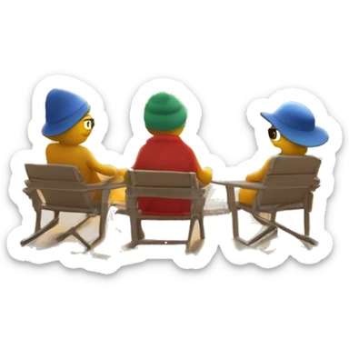 Noosa Australia winter with full sun vacation with brother on the beech sitting on the beach getting a photo tken sticker