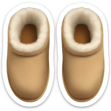 UGG slippers  sticker