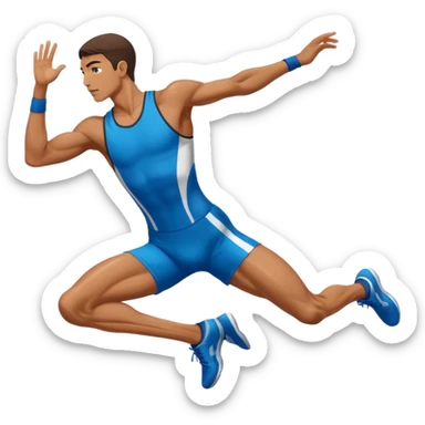 high jump  sticker