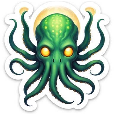 light Cthulhu sticker