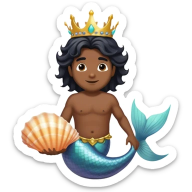 Latino Merman sticker