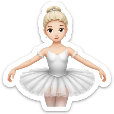 ballerina sticker