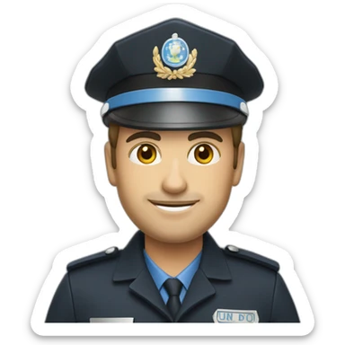 Un policier francais sticker