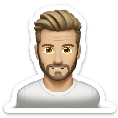David Beckham Netflix sticker