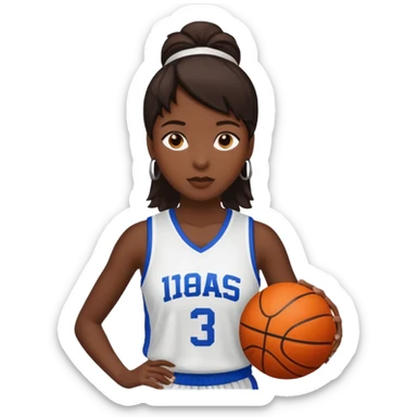 Diva Basketball sticker
