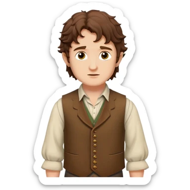 Frodo Baggins from The Lord of the Rings sticker