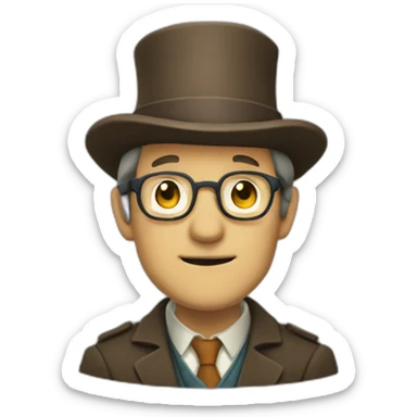 Professor Layton sticker