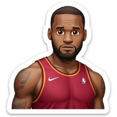 LeBrons veiny ahh dih sticker