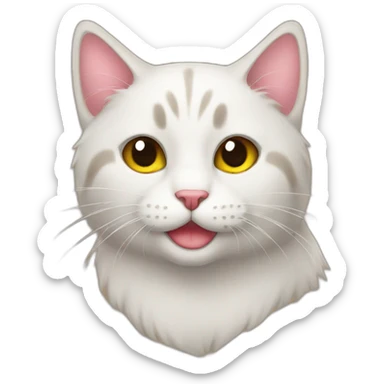 Love emoji cat  sticker