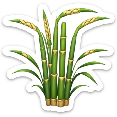 Sugarcane sticker