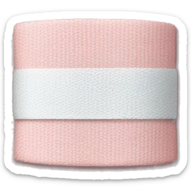 Pale pink bandage sticker