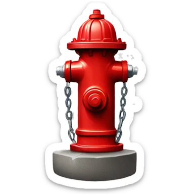clean fire hydrant sticker