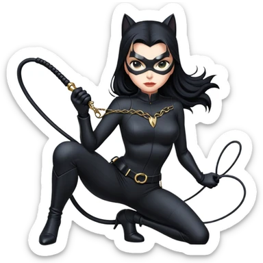 Catwoman from DC comics sticker
