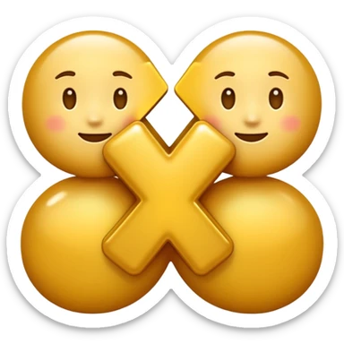 emoji-style glossy icon with two characters: X and S placed side by side forming “XS”, bold rounded font, golden 3D shine, smooth gradients, soft highlights, transparent background

 sticker