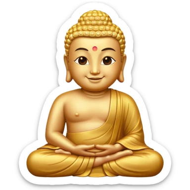 Cartoon Buddha sticker