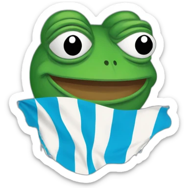 pepe-the-frog-with-argentina-flag sticker
